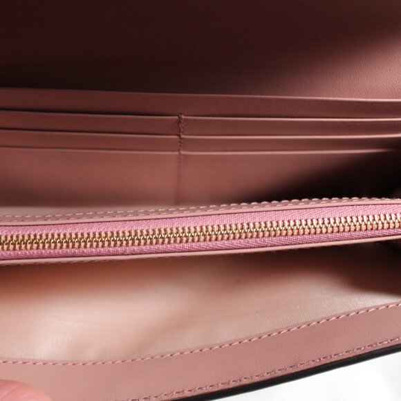 NWT GUCCI GG Jumbo Leather Embossed Continental Wallet Snap 772791 - Picture 6 of 9